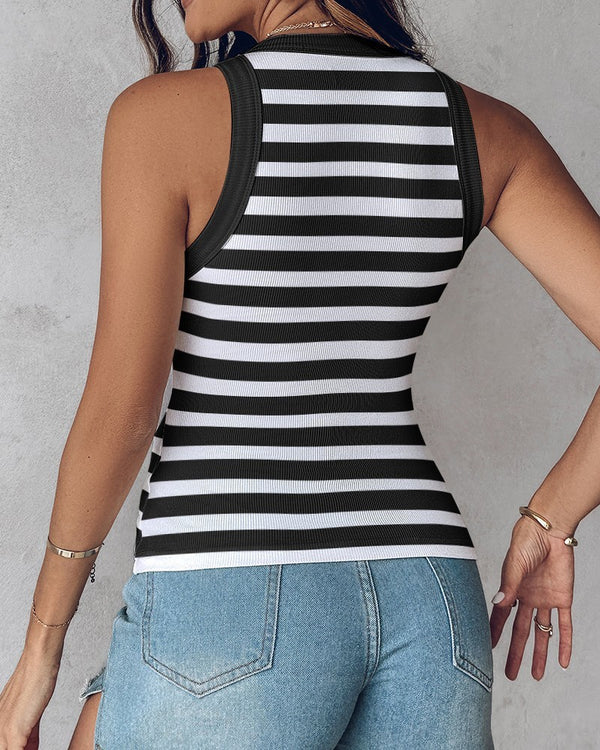 Fashion Round Neck Sleeveless