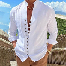 Shirt Men's Casual Loose Top Mens Clothing