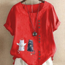 Top Casual Fashion Loose Blouse