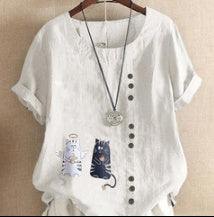 Top Casual Fashion Loose Blouse