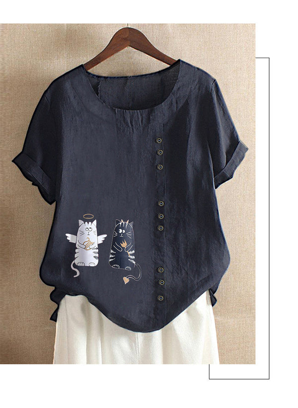 Top Casual Fashion Loose Blouse