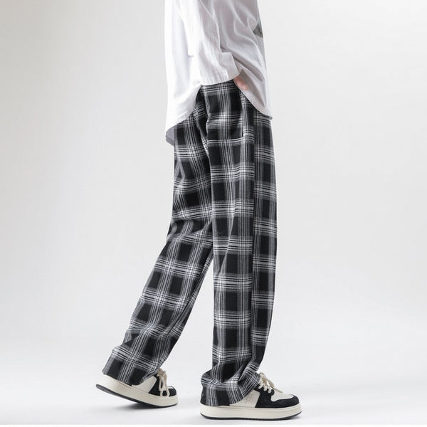 Harajuku Streetwear Pants Plaid Fashion