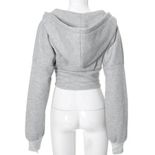 Zipper Hoodie Cardigan Fashion Jacket Women Clothing
