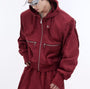 Hoodie Red Tracksuit Jacket